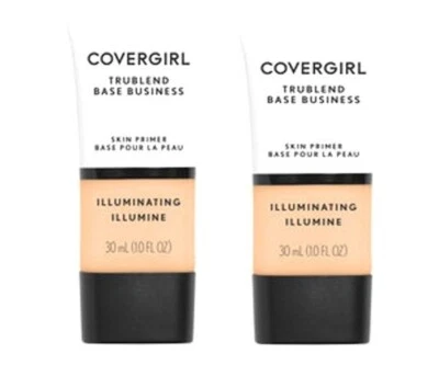 Lote de 2 imprimaciones faciales iluminadoras Covergirl Trublend Base Business Foto 1 de 2