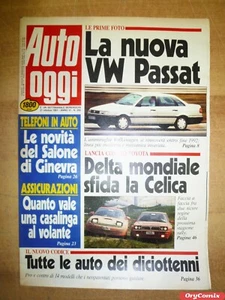 AUTO OGGI - ANNO VI (6) - N. 256 (31 Ottobre 1991) VOLKSWAGEN PASSAT - RIVISTA - Imagen 1 de 2