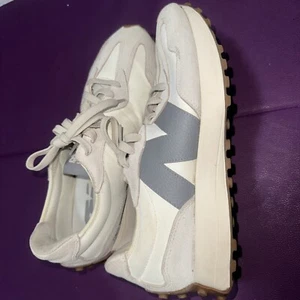 New Balance 327 Off White Moonbeam Beige Timberwolf U327LT- Size UK 10.5 - Picture 1 of 7