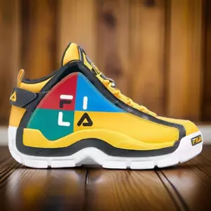 •FILA ~ GRANT HILL 2• ~Yellow/blue/green/red/black~ (Festival) (Men’s) - Picture 1 of 7