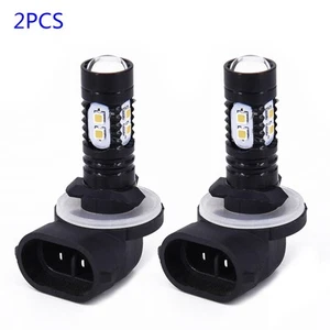 New 2pcs Hot Lights Bulbs 889 White 896 898 1200LM 2323LED Degrees - Picture 1 of 12