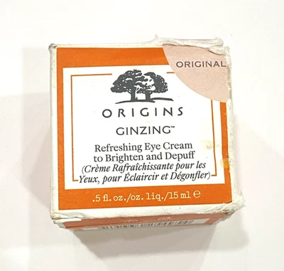 Crema refrescante para ojos Origins GinZing para iluminar y desinflar 15 ml/0,5 oz Foto 1 de 4