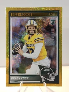 2025 Panini Score Brady Cook Rookie Gold Foil /499 New York Jets (RC) - Bild 1 von 2