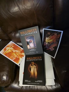 Halloween Illustrated LE Signed By Curtis Richards & Illustrator & Drawing COA - Picture 1 of 6