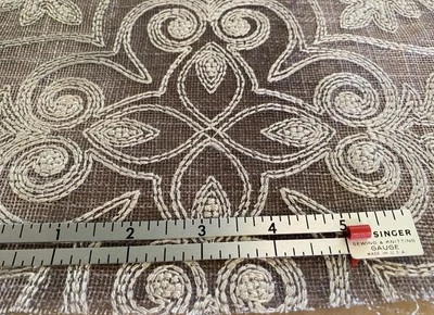 Tela floral crewel tejido transparente texturizada naturalista Weitzner Whitman 4,5 años Foto 1 de 4