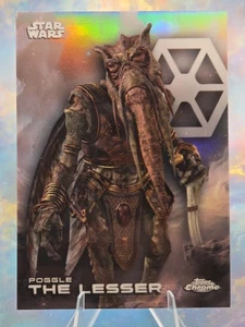 Poggle The Lesser Topps Chrome 2025 Star Wars #146 Refractor - Picture 1 of 2