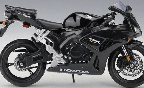 New Maisto Motorcycles Honda Black CBR 1000RR 1/12 Die-Cast Metal - Image 1 of 2