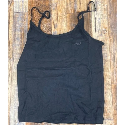 Victoria's Secret Mujer Mediana Negra Bastante Perfecta Correa de Espagueti Cami Foto 1 de 4