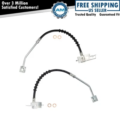 Brake Hose Set Fits 2001-2010 Chrysler PT Cruiser 2003-2005 Dodge Neon - Image 1 of 4