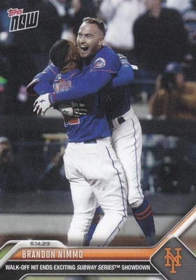 2023 Topps Now #440 Brandon Nimmo - New York Mets Foto 1 de 2