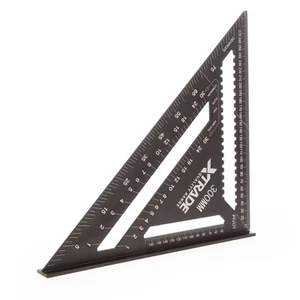 XTrade Rafter Square 12" 300mm Lightweight Aluminium Etched Markings X0900179 - Picture 1 of 7