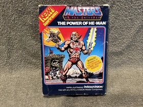 Intellivision Masters Of The Universe The Power Of He-Man W/ Box & 1 Overlay