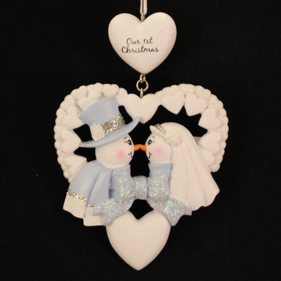 Personalized Our 1st First Christmas Couple Family Tree Ornament Holiday Gift
