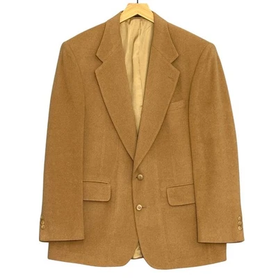Robert Stock Mens Jacket 41R Camel Tan Wool Blend Blazer Sport Coat Classic Prep - Image 1 of 4