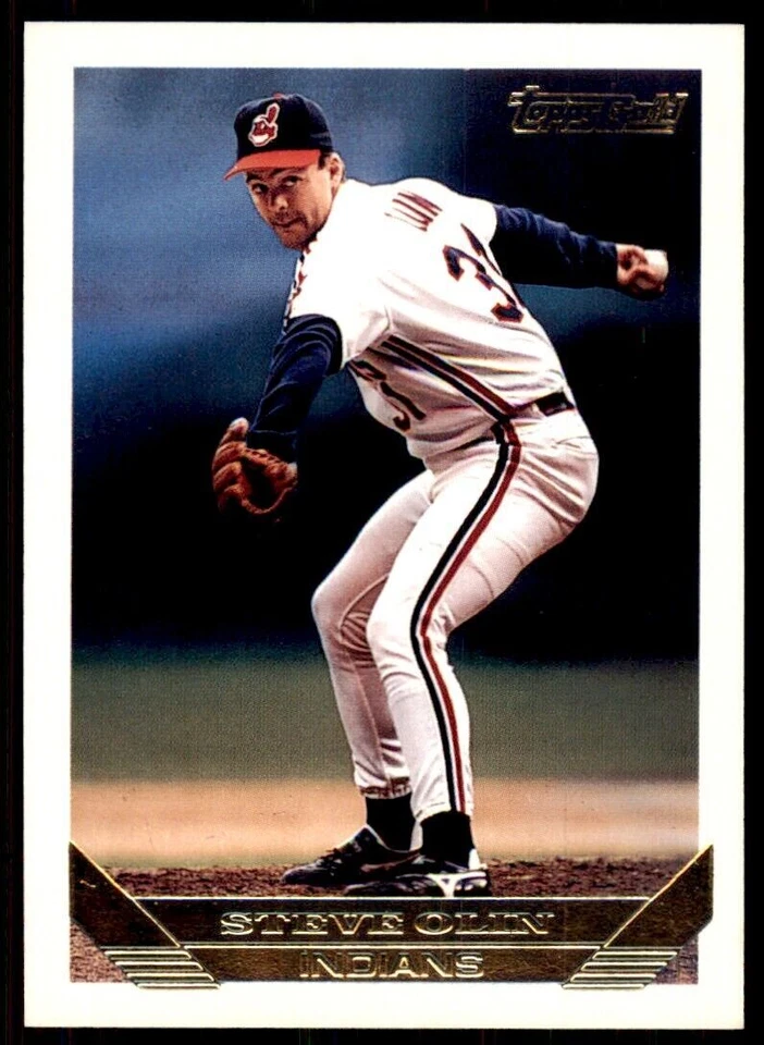 1993 Topps. Gold Steve Olin Baseball Cards #167 - Image 1 of 2