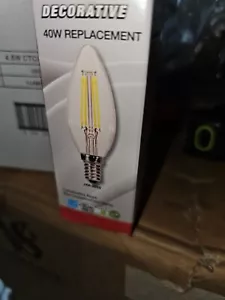4.5W B11 LED Light Bulb - Candelabra Base - Clear Finish - Picture 1 of 5