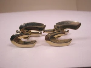 E Monogram Initial Letter Vintage HICKOK Cuff Links edward enoch eli erin erroll - Picture 1 of 8