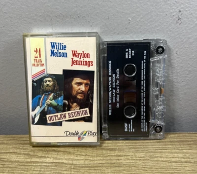 Willie Nelson & Waylon Jennings - Outlaw Reunion - Cassette Tape - Country - VG+ - Image 1 of 3