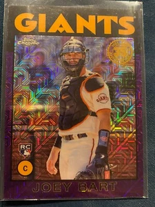Joey Bart Rookie 2021 Topps Silver Pack 1986 Topps Chrome Purple #/75 #86BC-91 - Foto 1 di 2