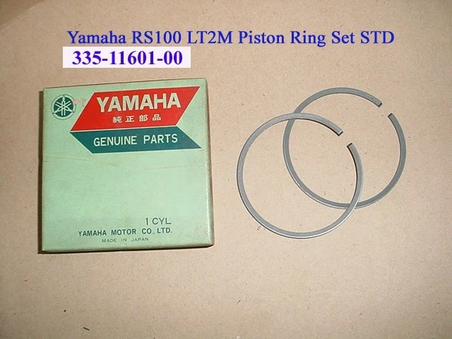Yamaha RS100 YL2 L5T LT2 LT3 Enduro Piston Ring STD NOS Standard SZ 335-11601-00 - Image 1 of 1