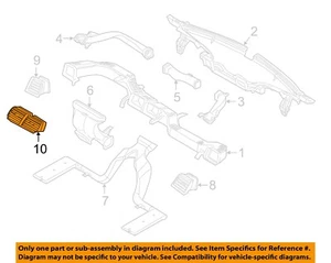 FORD OEM 16-19 Explorer Instrument Panel Ducts-Louver FB5Z19893AD - Bild 1 von 2