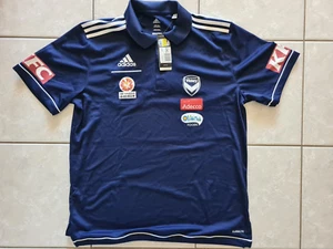 Melbourne Victory A-League Soccer 2013 Adidas Team Issue Polo Shirt NEW XXL Size - Picture 1 of 3