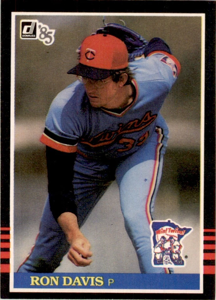 1985 Donruss Ron Davis 100 Baseball Cards #120 - Image 1 of 2