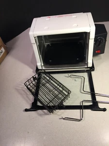 RONCO #ST2000WHGEN Showtime "PETITE ROTISSERIE OVEN" Compact Size White - Picture 1 of 7