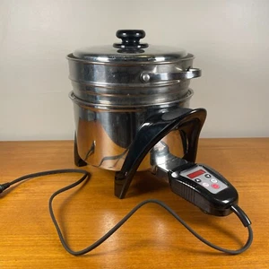 Saladmaster Freidora Eléctrica 5QT Asador Vaporera Titanio Inoxidable SA005OCU - Imagen 1 de 11