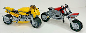 LEGO 4893 Creator Revvin&rsquo; Riders Motorcycles Street Dirt Bikes 8-in-1 Incomplete