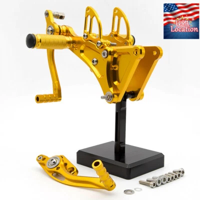 Alavanca de câmbio CNC traseira Footpeg Foot Pegs Pedais para Buell XB9S XB12S XB9R XB12R - Imagem 1 de 4