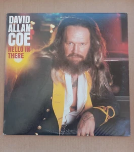 DAVID ALLAN COE 1983  HELLO In THERE Vinyl Record ALBUM FC 38926 - Picture 1 of 4