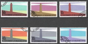 NZ Government Lighthouses - 1981 Complete Set of 6 UNH - Picture 1 of 1