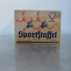 Zigarillo-Schachtel Sportmotiv Art Déco / Bauhaus Leichtathletik um 1930 Graphik