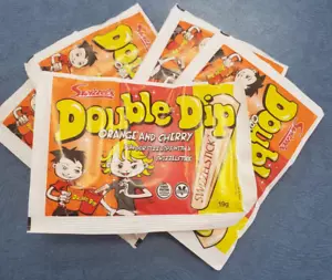 Double Dip - Swizzelstick Sherbet - Retro Lolly - Lot of 5 - Picture 1 of 1