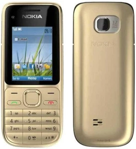 Brand New Nokia C2-01 - Black Gold Unlocked Mobile Phone WARRANTY Free return - Picture 1 of 4