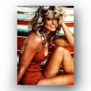 Tarjeta de boceto limitada Farrah Fawcett #3 14/50 PaintOholic firmada - Imagen 1 de 3