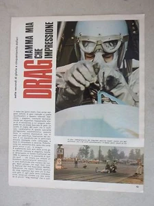 *ARTICOLO DRAGSTER SETTE SECONDI DI GLORIA - 1968 - Foto 1 di 1