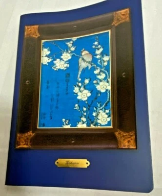 Blank EXERCISE BOOK, blue with Hokusai art on Cover, 21 x 14.5x 0.8cm (A5) - Image 1 of 3