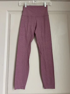 Lululemon Align High-Rise Pant 25" Size 2 Pink Geometric - Picture 1 of 7