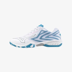 MIZUNO WAVE CLAW EL 2 BADMINTON SQUASH INDOOR SHOES WHITE / SAILOR BLUE - Bild 1 von 6