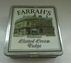 Farrah's Traditional Clotted Cream Fudge Tin Empty Harrogate