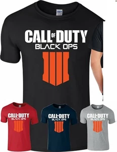 Call of Duty schwarz Ops IIII Herren T-Shirt PC COD 4 PS4 PS3 Xbox Gamer Männer Kinder - Bild 1 von 7