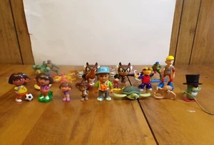Lote de 23 figuras y juguetes de Nickelodeon: Dora, Diego, Bob Esponja, Hey Arnold, TMNT, Winx - Imagen 1 de 12