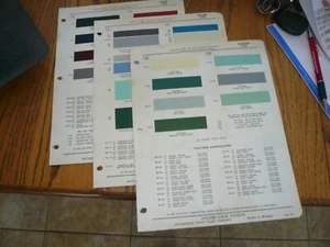 1953 Hudson Nash Kaiser Ditzler PPG Color Chip Paint Sample - Vintage - Bild 1 von 1