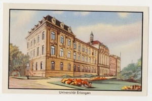 UNIVERSITÄT ERLANGEN DEUTSCHLAND IMAGE CARD 1930's - Picture 1 of 2