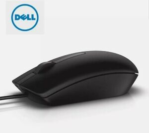 NEW Black Dell USB Optical Scroll Wheel Mouse MS1166 049PRO