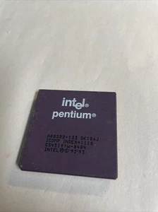 Intel Pentium 133MHz SK106J A80502-133 CPU Processor @CPU63 - Picture 1 of 2