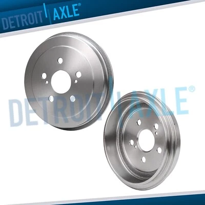 Pair Rear Brake Drums for 2004 2005 2006 2007 2008 Toyota Corolla Prius Celica - Image 1 of 4