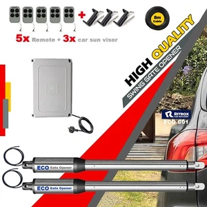 RITROX ECO High Quality Electric Double Swing Gate Opener Motor 5x Remote - Picture 1 of 8
